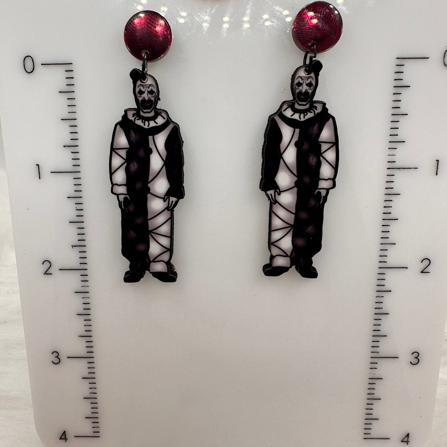 Terrifier Stained Glass earrings